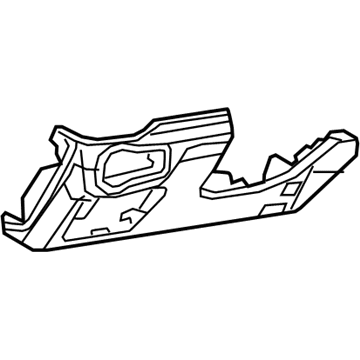 Jeep 5YP07DX9AB COVER Steering Column Opening