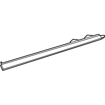 Mopar 55112537AB Rail Luggage Rack Side 55112537AB Mopar Rail Luggage Rack Side Illustration 1 of 1
