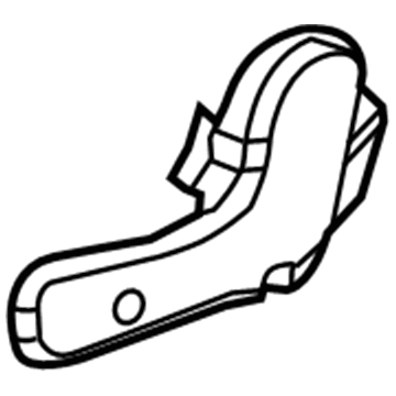 Mopar 1XZ91DX9AB Shield Recliner Outboard 1XZ91DX9AB Mopar Shield Recliner Outboard Illustration 1 of 1