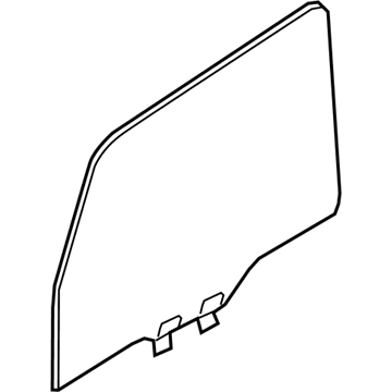 Mopar 68280919AA Glass Front Door