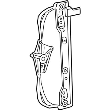 Jeep 68301955AA REGULATOR Rear Door Window