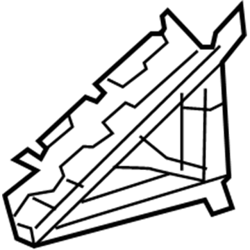 Chrysler 5SB12DX9AB SURROUND A Pillar Upper Window