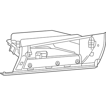 Dodge 1WV67DX9AC GLOVE BOX Opening