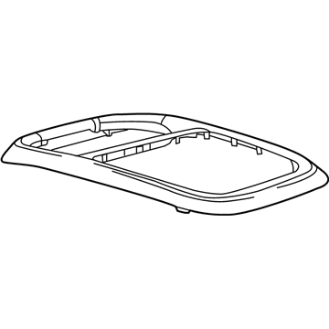 Chrysler 6EK10DX9AA BEZEL Floor Console