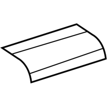 Mopar 1GJ31BDAAA Door Storage Bin 1GJ31BDAAA Mopar Door Storage Bin Illustration 1 of 1