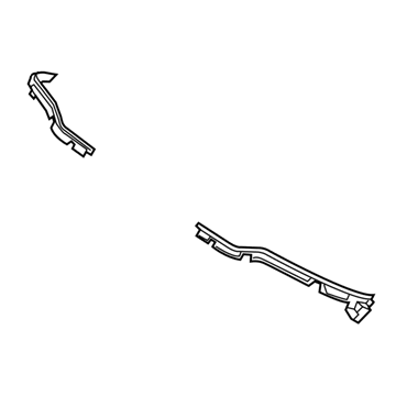 Ram 68449573AA BRACKET KIT Bumper Gap Hider Includes Right & Left