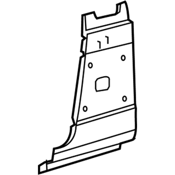 Ram 68214161AA PANEL B Pillar Outer