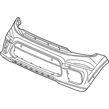 Jeep 68335438AB FASCIA Front Upper Primed