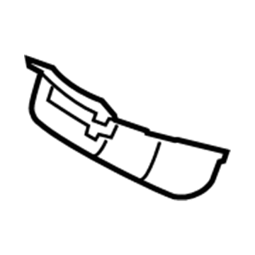 Jeep 68299198AB SPAT Front Fascia