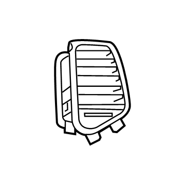 Jeep 6QH02SZ0AA OUTLET AIR CONDITIONING & HEATER OUTER Right Outer