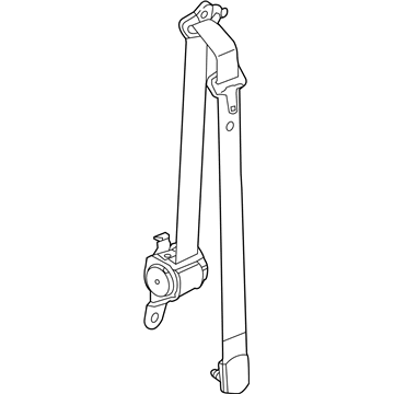 Chrysler 5LA392D2AD SEAT BELT Rear Left