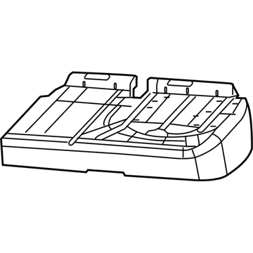 Mopar 68224702AB Foam Seat Cushion Third Row