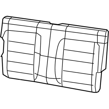 Jeep 6PW62STTAE COVER Rear Seat Back