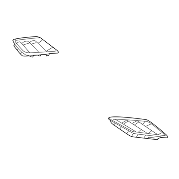 Jeep 68293748AD BEZEL Hood Air Inlet