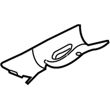 Dodge 5VK88HDAAD MOLDING A PILLAR