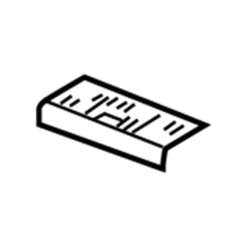 Dodge 1NC85DX9AD MOLDING Door Sill Rear