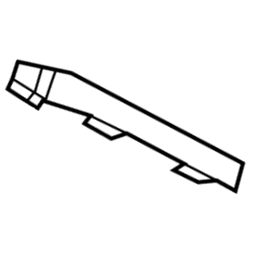 Mopar 1XW60DX9AC Molding A Pillar Extension