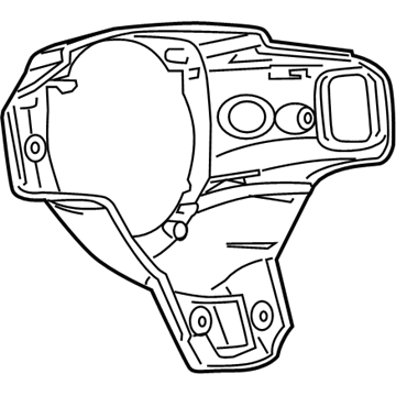 Mopar 5LL32DX9AA Cover Steering Wheel Back