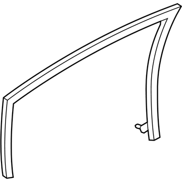 Mopar 55315141AC Molding Rear Door