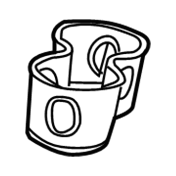 Mopar 6BN54SX9AA Liner Cup Holder 6BN54SX9AA Mopar Liner Cup Holder Illustration 1 of 1