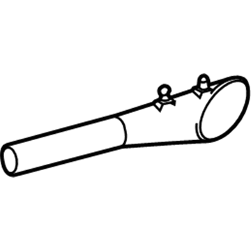 Dodge 68158775AB FUNNEL Fuel Tank Filler Tube