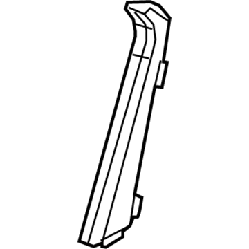 Jeep 5UW89LXHAA BEZEL REAR DOOR FLAG