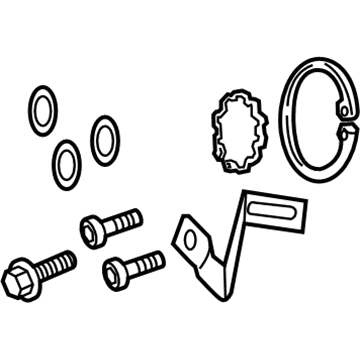 Chrysler 68232388AA CLUTCH OVERHAUL KIT A/C Compressor Includes:Washers, Snap Rings, Bolt