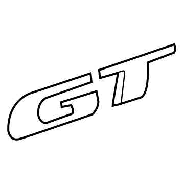 Dodge 68213511AA NAMEPLATE GT Decklid