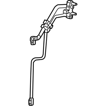 Mopar 68322662AA Line A/C Condenser Jumper Includes: O - Rings 68322662AA Mopar Line A/C Condenser Jumper Includes: O - Rings Illustration 1 of 1