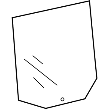 Jeep 68280921AB GLASS Rear Door