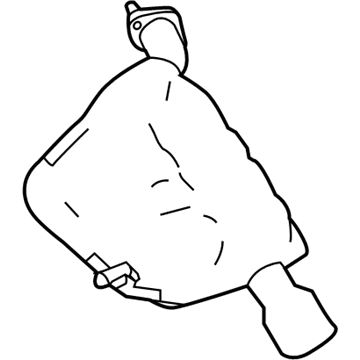 Dodge 68105750AH RESONATOR AND TAILPIPE Exhaust