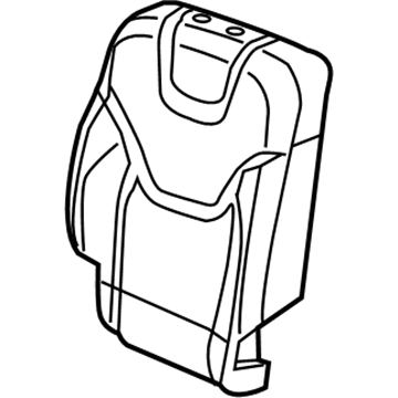 Mopar 68091764AA Foam Seat Back Rear Right