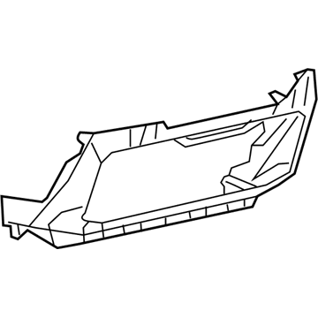 Mopar 6RP72HL1AA Bezel Instrument Panel Lower Surround