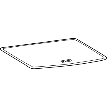 Jeep 6AT10DX9AB COVER Rear Cargo Floor Includes Handle