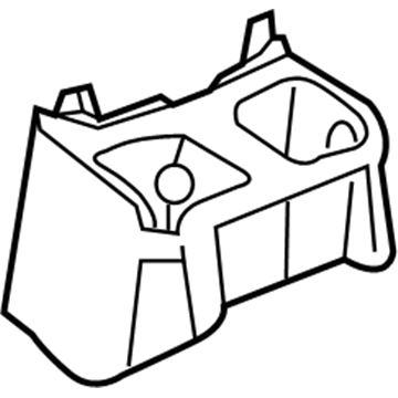 Jeep 6LM54TX7AB CONSOLE Floor Rear