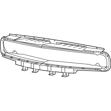 Dodge 68258751AA REINFORCEMENT Grille Upper