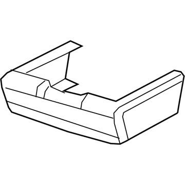 Mopar 6RP53HL1AC Cover Front Seat Cushion Storage Base Mopar 6RP53HL1AC Cover Front Seat Cushion Storage Base