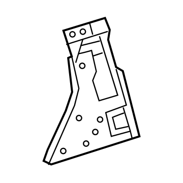 Jeep 68346526AA PANEL Quarter Inner Lower