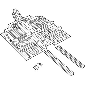 Mopar 68105059AA Pan Front Floor