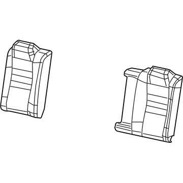 Mopar 5ZC48DX9AA Cover Rear Seat Back Right
