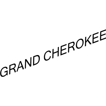Jeep 68110321AB NAMEPLATE Front Door Grand CHEROKEE
