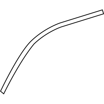 Jeep 68257471AC MOLDING Day Light Opening Front Door