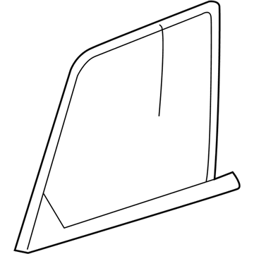 Jeep 68295541AA GLASS Quarter Window