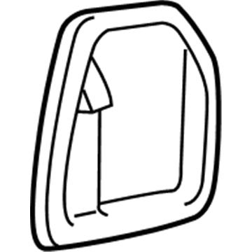 Mopar 1RC701X9AB Bezel Release Handle Inside Remote Handle Bezel