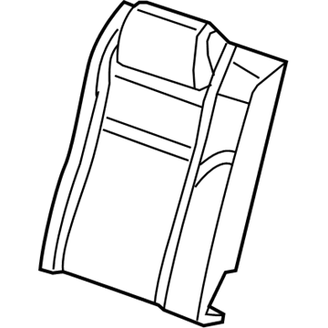 Mopar 5XZ52DX9AA Cover Rear Seat Back Right