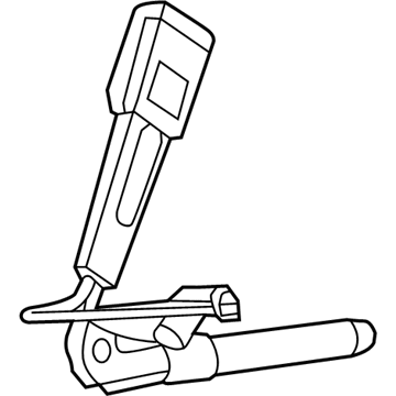 Chrysler 6ET091X9AA SEAT BELT Front Inner