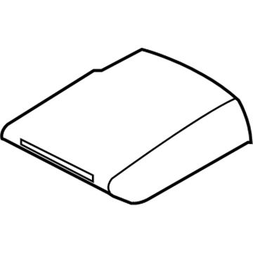 Mopar 1JQ001D5AA Lid Floor Console Bin 1JQ001D5AA Mopar Lid Floor Console Bin Illustration 1 of 1
