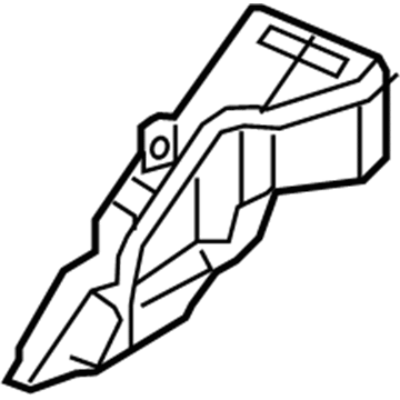 Jeep 68245569AA DUCT Floor Left