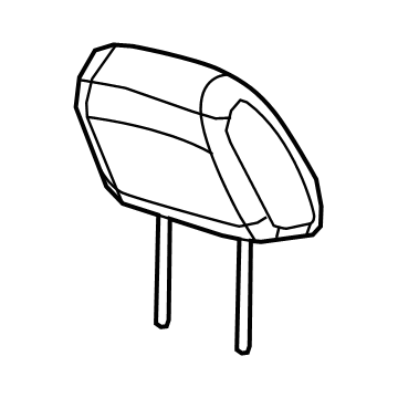 Ram 6PJ401X8AA HEADREST Front