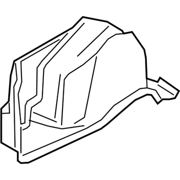 Chrysler 55315124AL CARPET Trunk Inner Quarter Panel